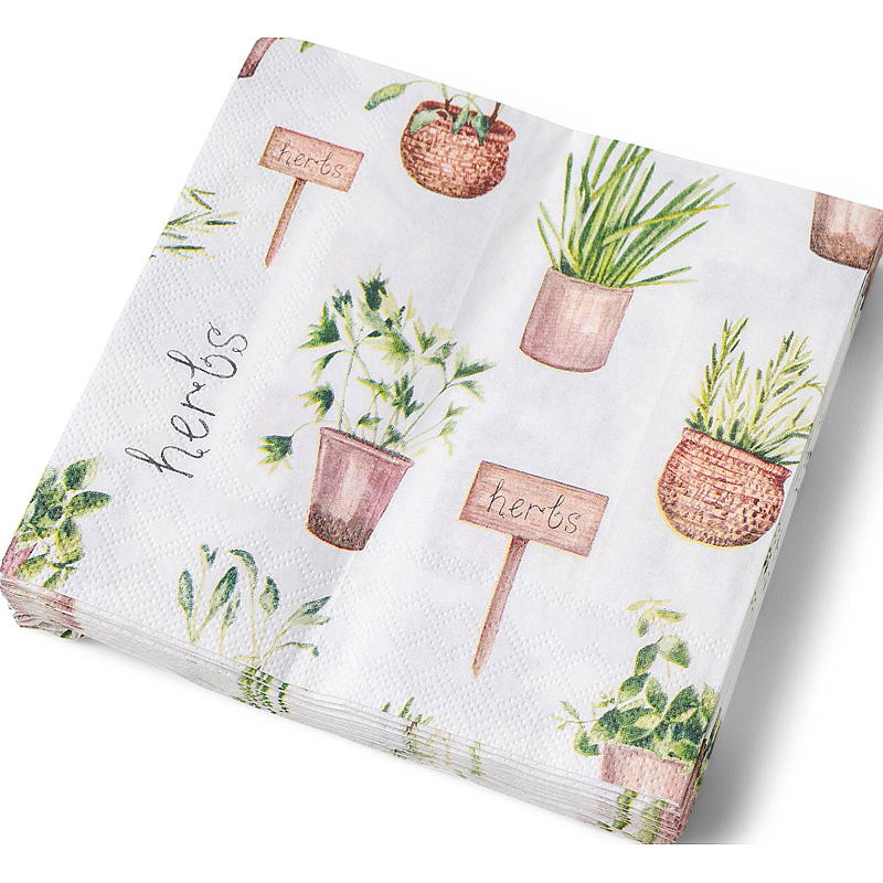 Vie Eco Servietten, 20er-Packung, 33 x 33 cm