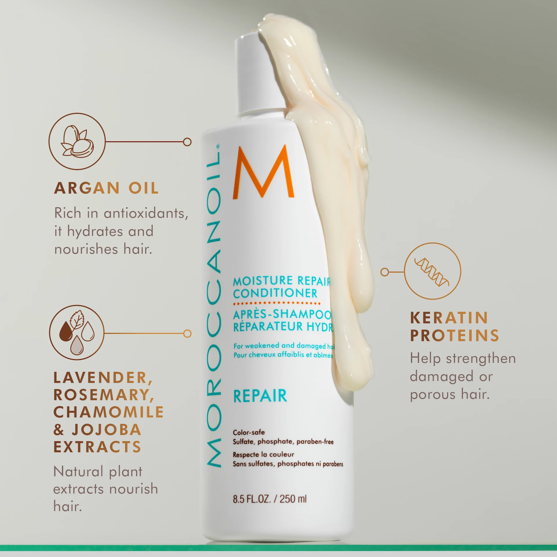Balsam hidratant reparator 250 ml - Moroccanoil