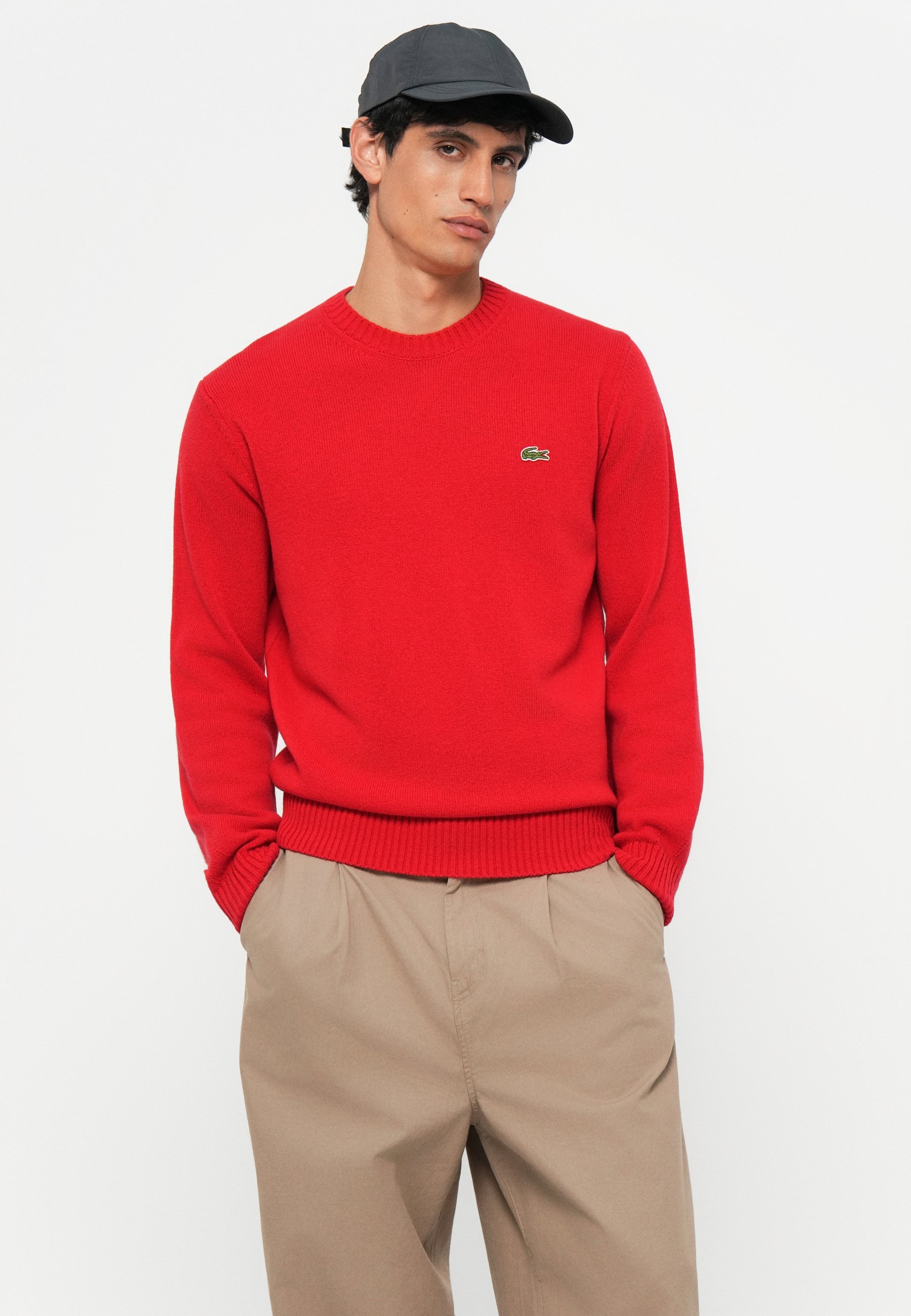 Pull Lacoste rouge