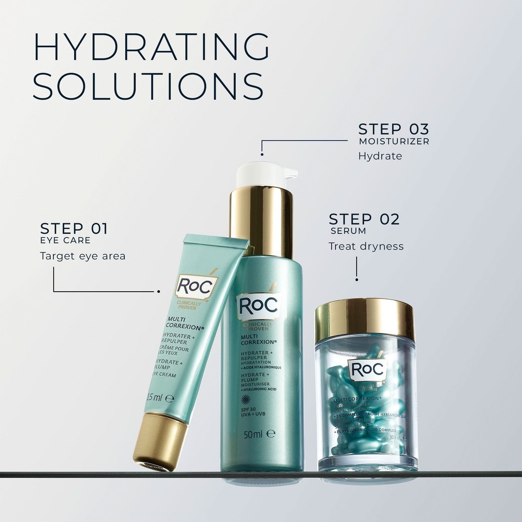 RoC krema za lice Multi-Correxion hidratantna i dnevna krema za punjenje SPF 30 - 50 ml