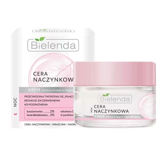 Bielenda Cera Naczynkowa krem wzmacniająco-regenerujący na noc 50 ml