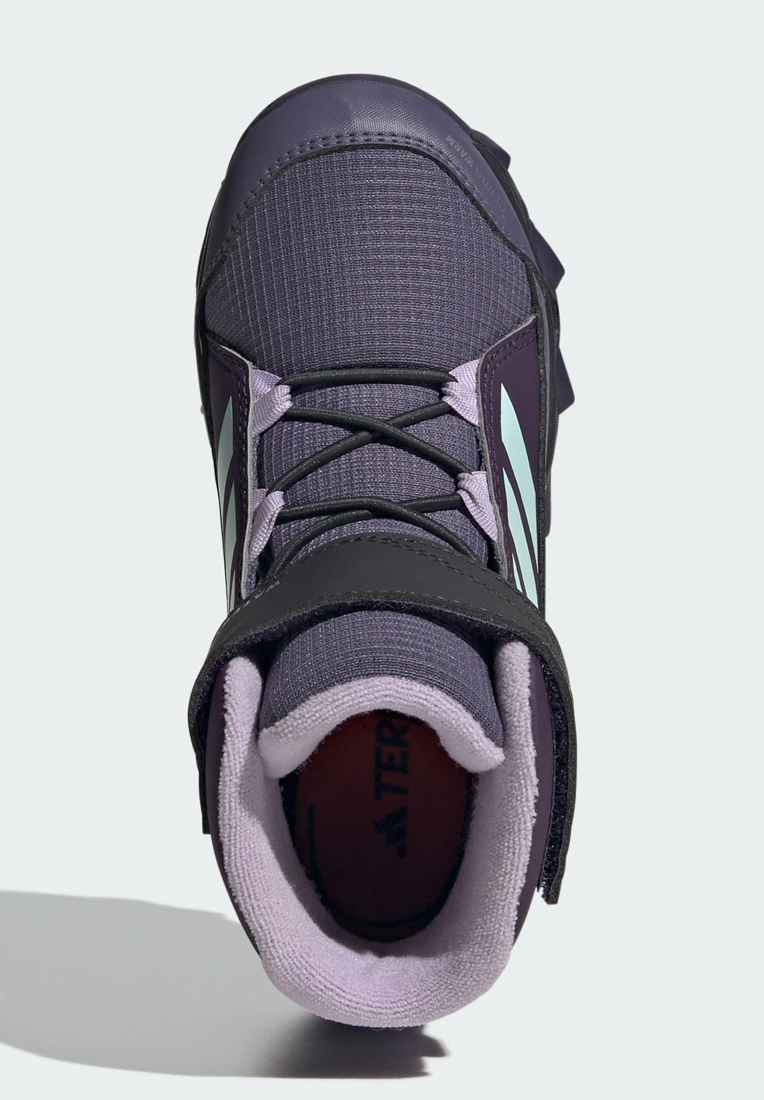 Adidas Terrex UNISEX - Stivali invernali - prugna aurora/acqua semi flash/prugna cipria