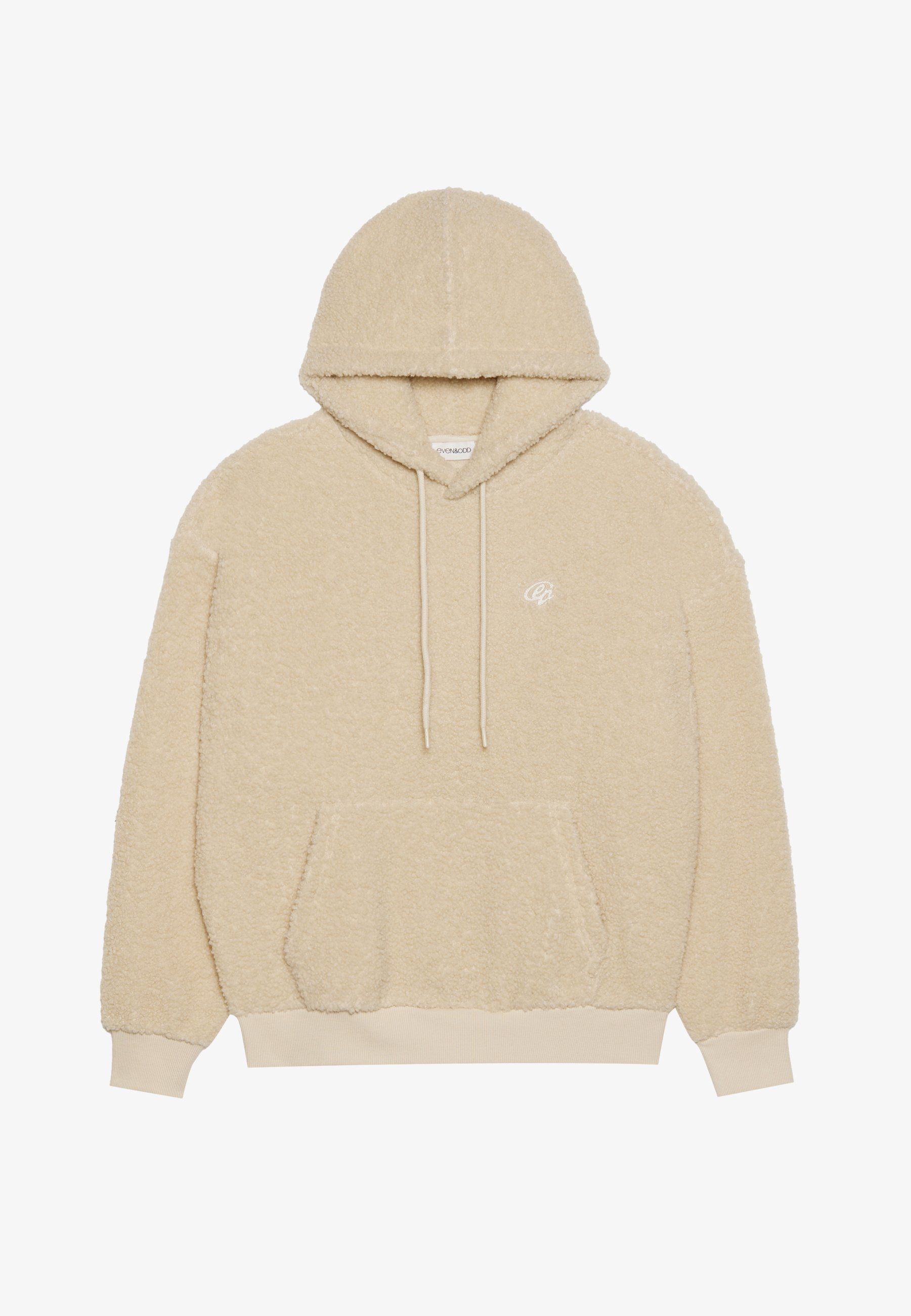 Even&Odd TEDDY HOODIE - Fleece trui - gebroken wit