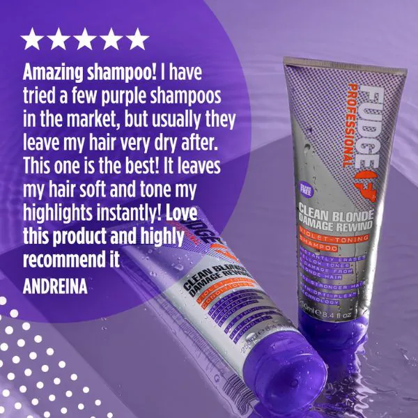 Fudge Professional Clean Blonde Damage Rewind šampon 250ml