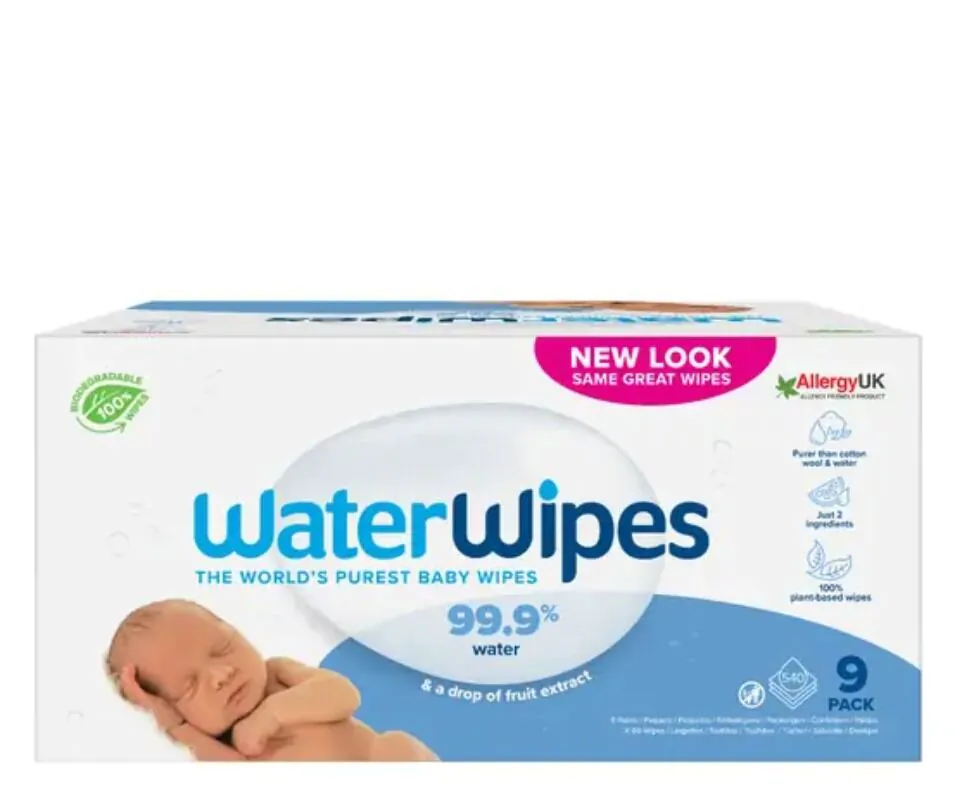 Water Wipes BIO Chusteczki nawilżane wodne 9 x 60 szt.