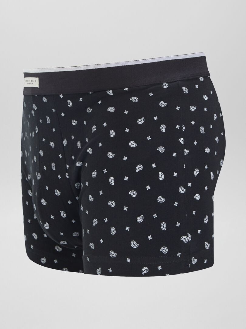 Set van 3 stretch boxershorts - Zwart