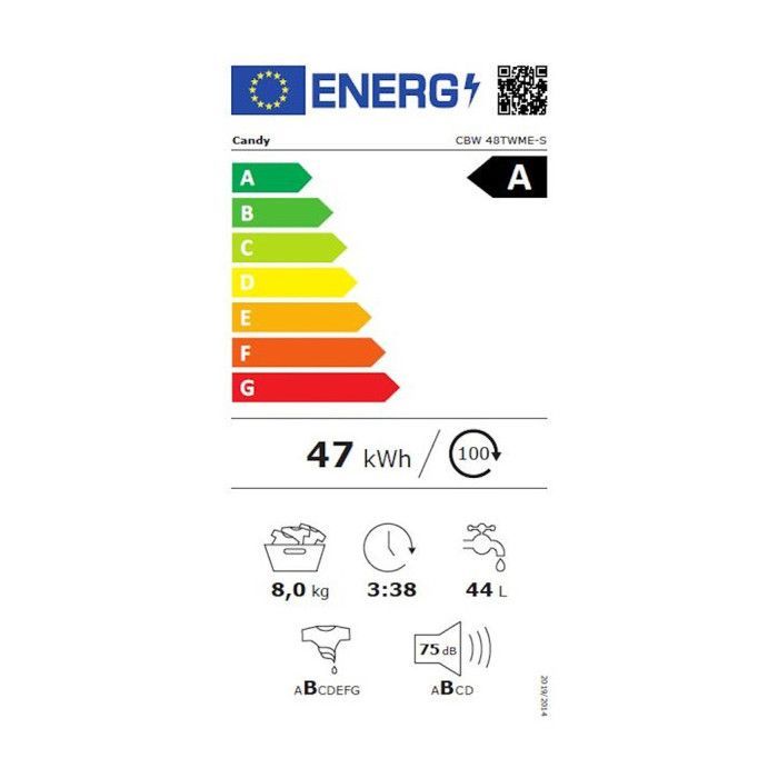 Lave linge encastrable CBW 48TWME-S