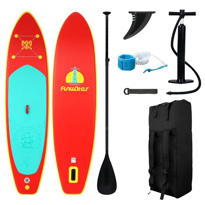 FunWater-Planche à pagaie gonflable pour sports nautiques, coordonnante, 350x87x15cm - SUPFW28B
