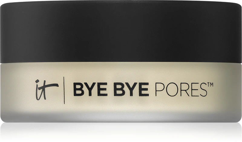 IT Cosmetics Bye Bye Pores Poreless Finish Loose Setting Powder voor een fluweelzachte, stralende finish.