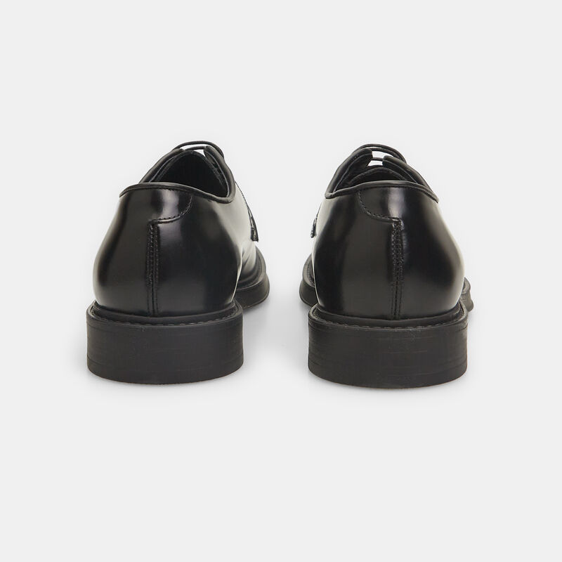 Męskie skórzane sznurowane buty