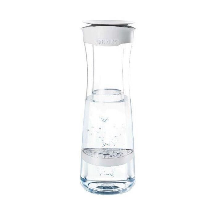 Brita Filter Bottle and Carafe, Graphite White - 1 MicroDisc Filter Included