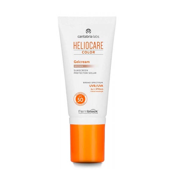 Gélkrém Színező Barna SPF50| 50ML