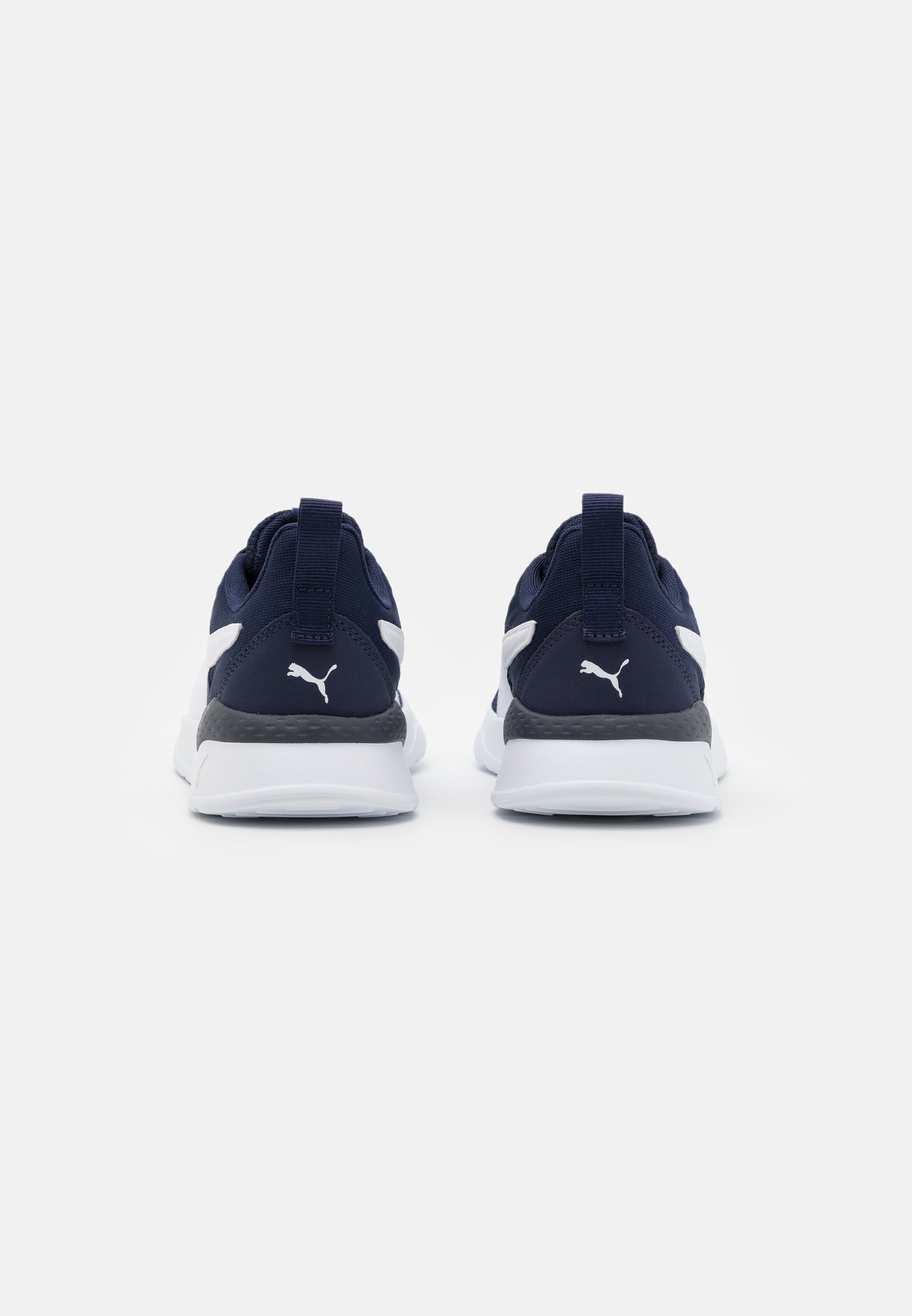 Puma ANZARUN LITE - Cestné bežecké topánky - peacoat/biela