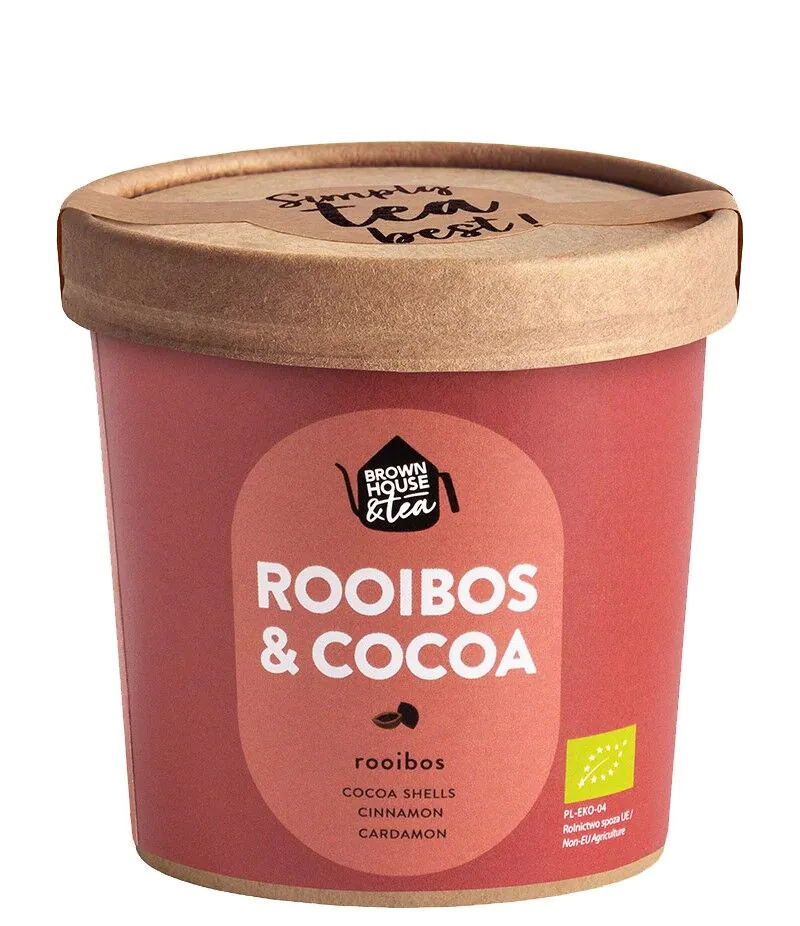 Brown House & Tea Rooibos & Cocoa z przyprawami bio 50 g