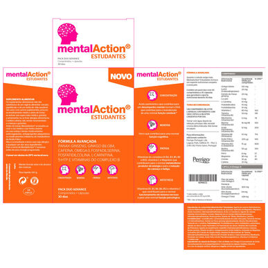 MentalAction Opiskelijat 30 tablettia 30 kapselia 30 tablettia 30 kapselia
