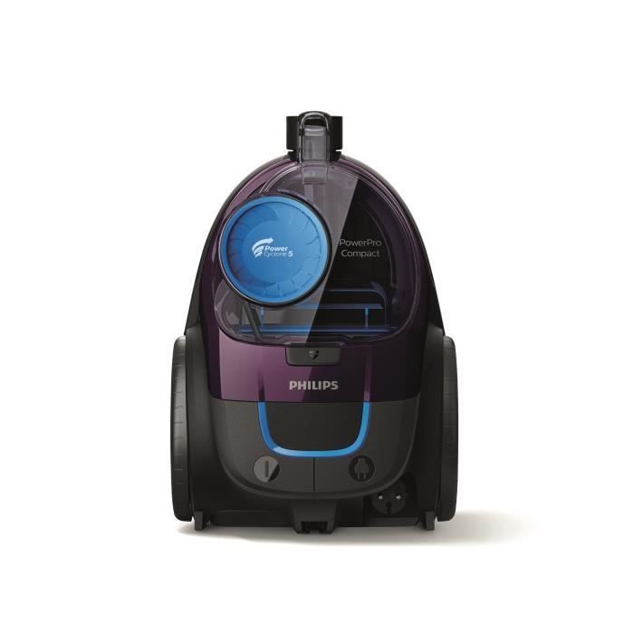 PHILIPS FC9333/09 Aspirateur traîneau sans sac PowerPro Compact - 750W - 79db - Violet