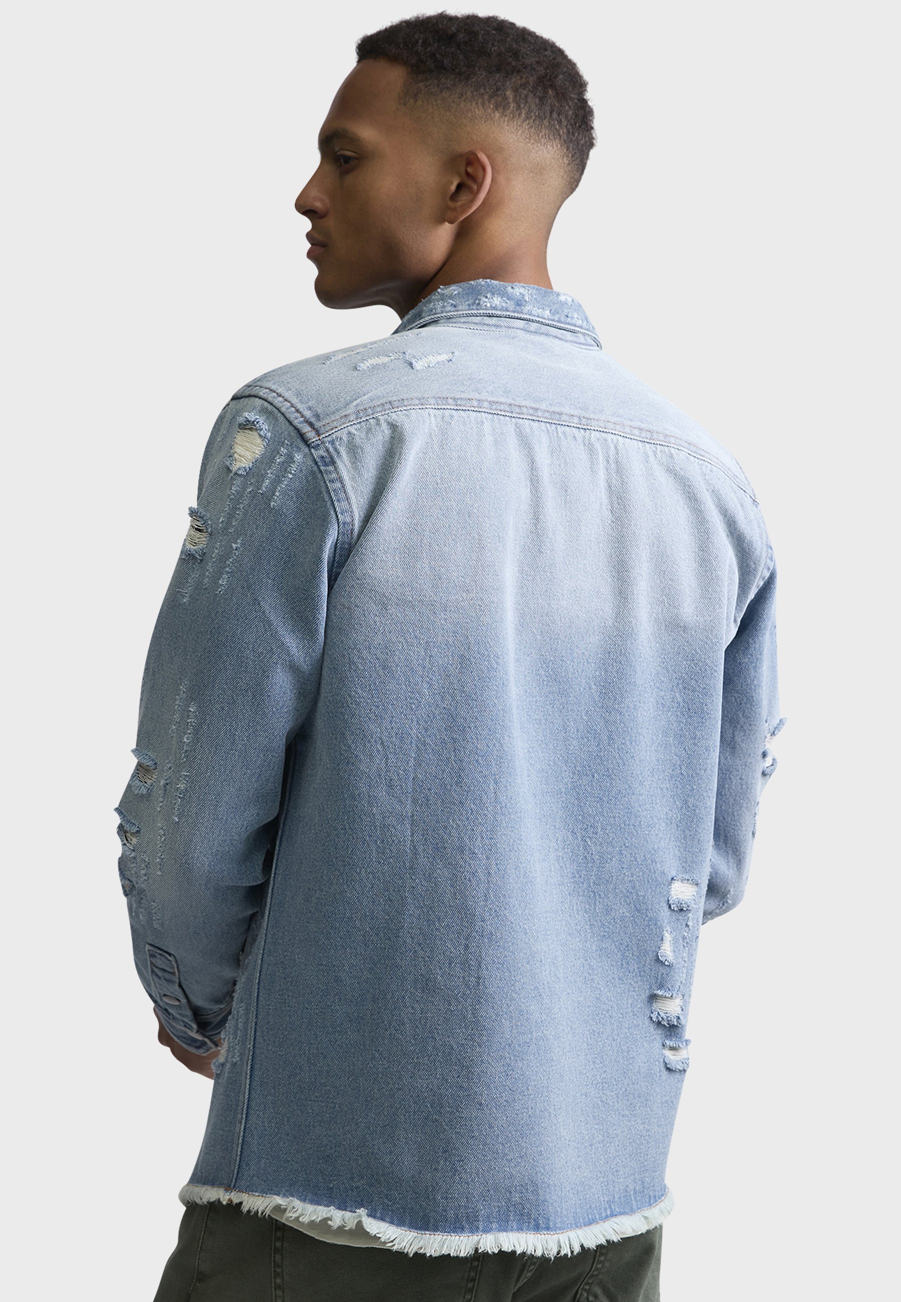 Redefined Rebel JACKSON - Shirt - lichtblauw