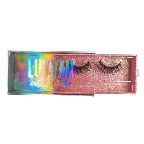 Luvyah Cosmetics Drama 16mm umelé norkové pásikové mihalnice