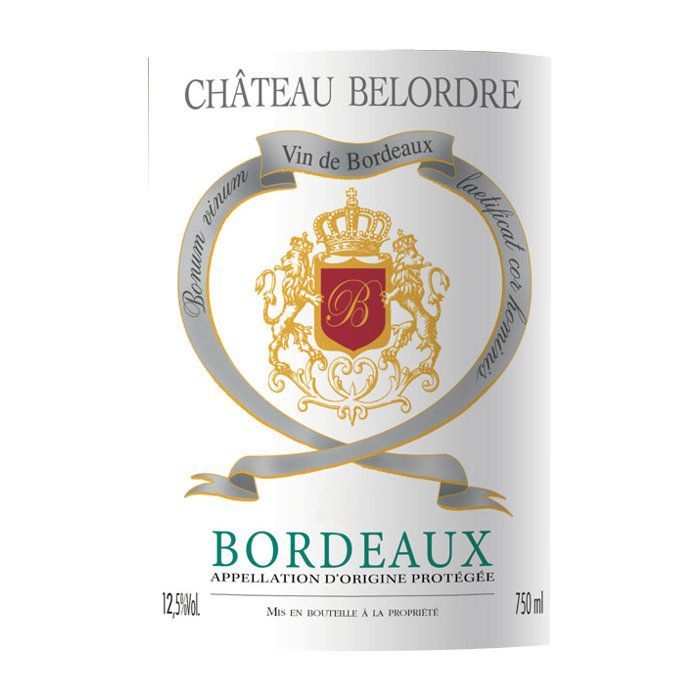 Château Belordre 2023 Bordeaux - Vin blanc sec de Bordeaux