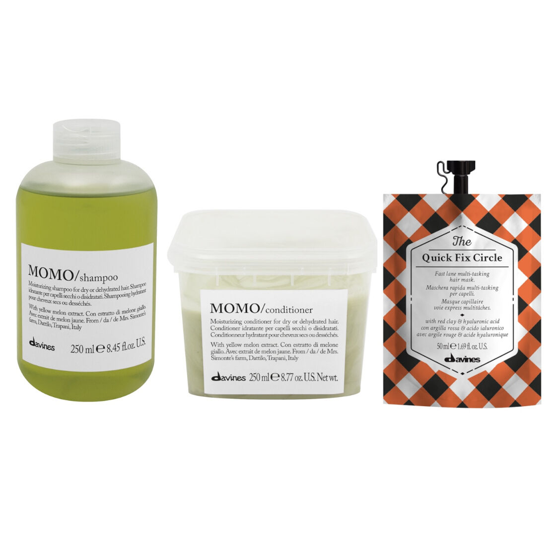 Davines MOMO und Quick Fix