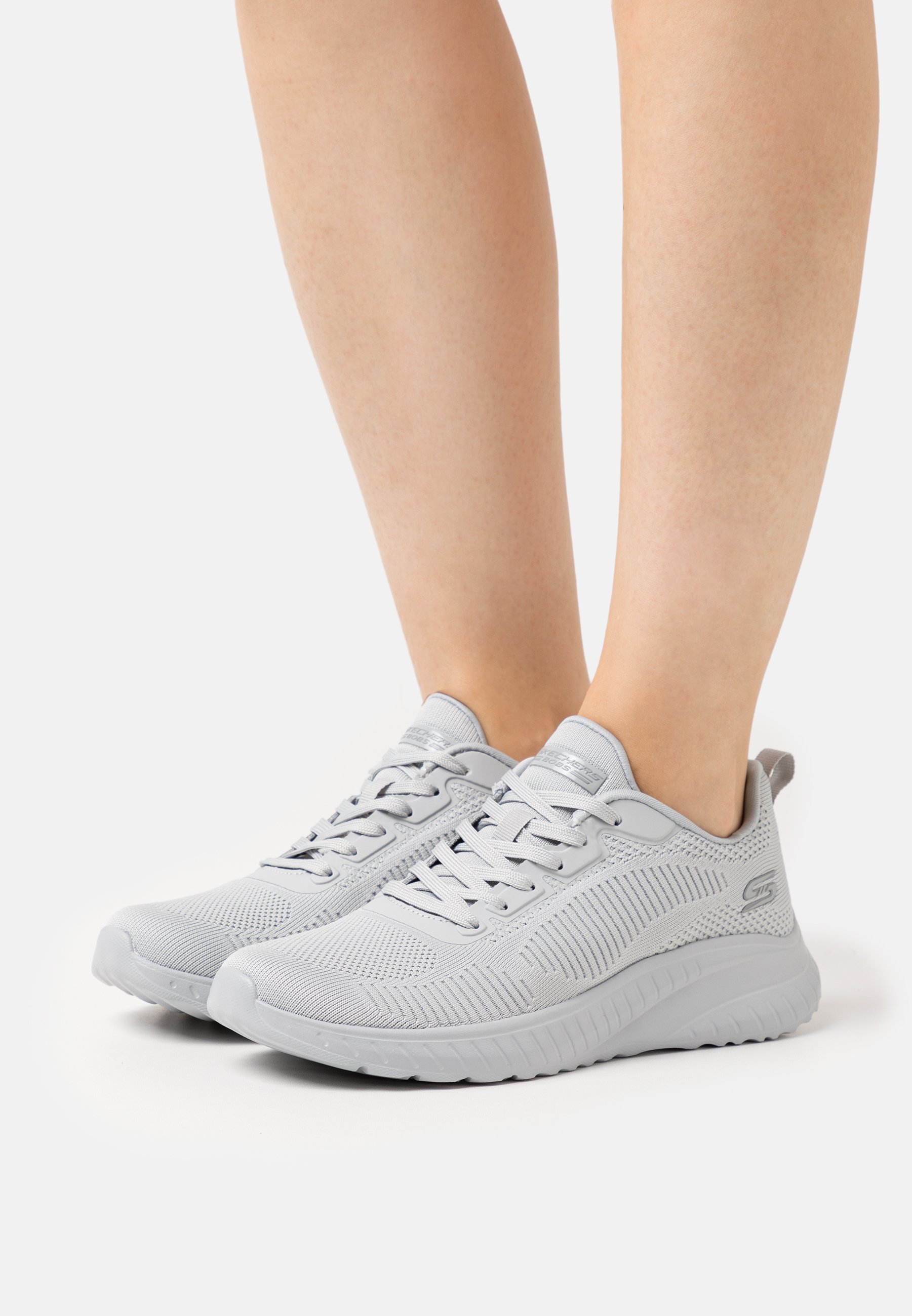 Skechers Sport BOBS SQUAD CHAOS - Sneakers - lichtgrijs