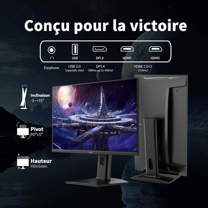 Pantalla para PC gaming - CACTOSE - 24