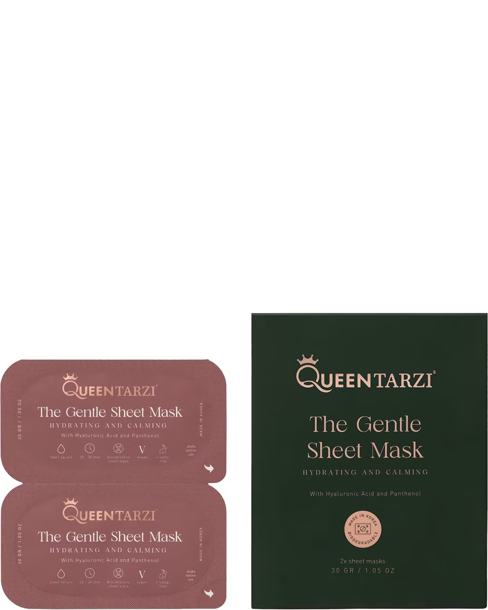 QUEEN TARZI NATURAL GLAM Η ΑΠΑΛΗ ΜΑΣΚΑ ΦΥΛΛΩΝ