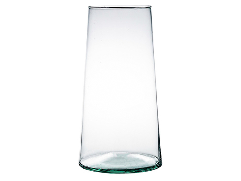 Wazon szklany Asmund 27 cm transparentny