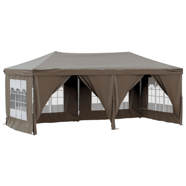 Namiot imprezowy Taupe 3 x 6 m Tkanina vidaXL