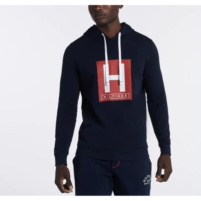 Tommy Hilfiger Men's Dark Blue Sport Hoodie