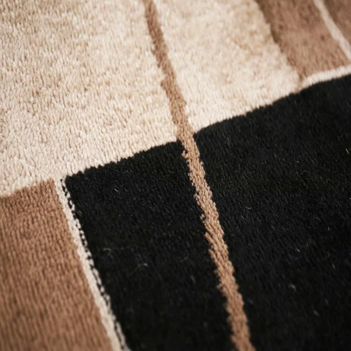 Tapis contemporain - VIMODA - 40x60 cm - Carreaux - Moderne - Synthétique