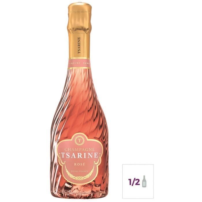 Champanhe Tsarine Rosé Bruto - 37,5 cl