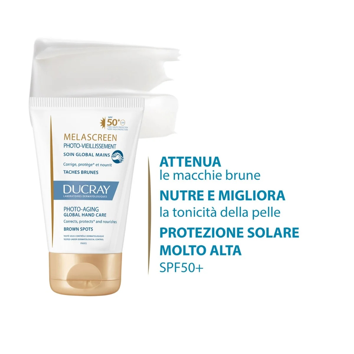 DUCRAY Crème mains Melascreen contre les imperfections cutanées SPF 50+ 50 ml