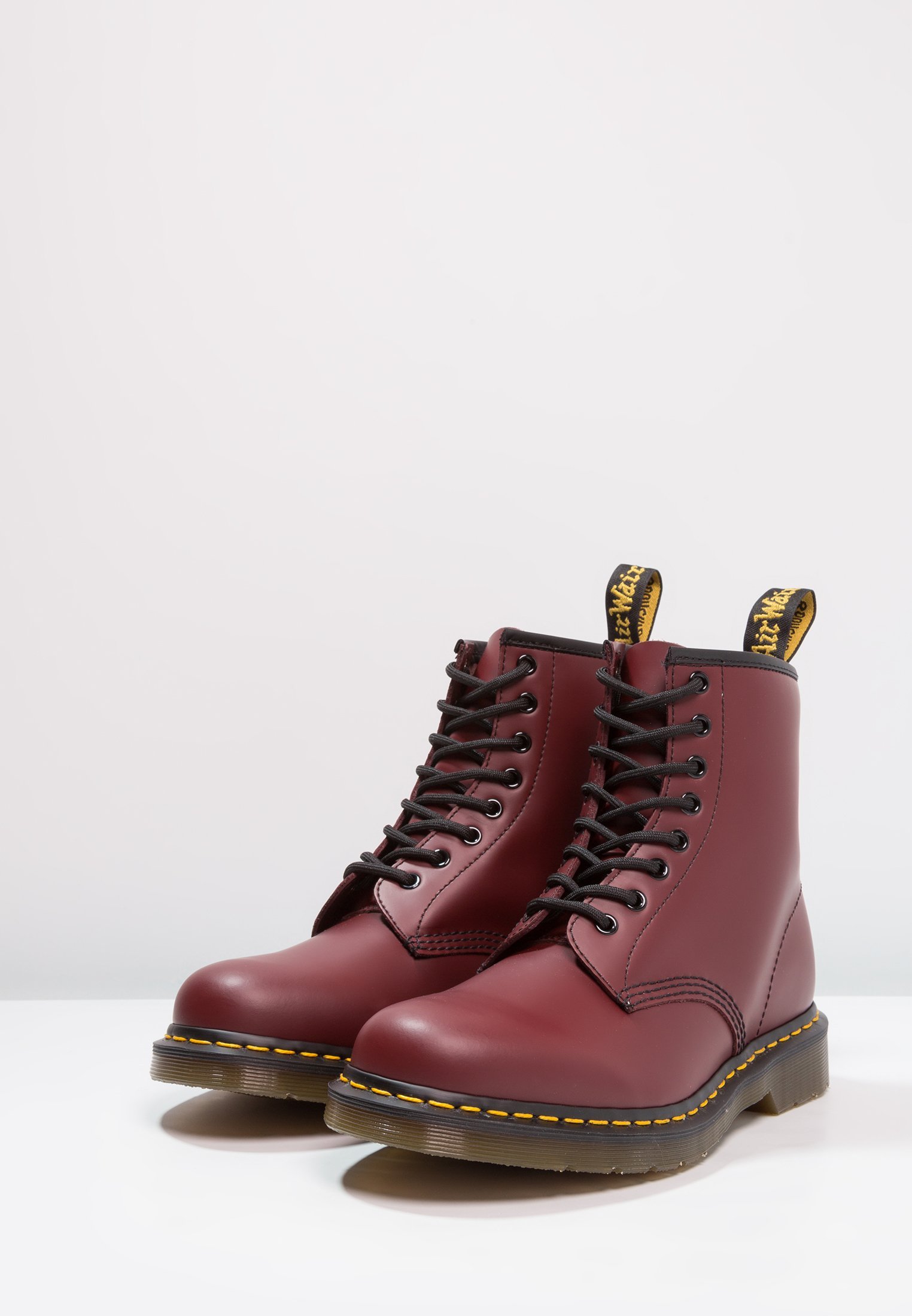 Dr. Martens 1460 BOOT - Enkellaarsjes met vetersluiting - kersenrood