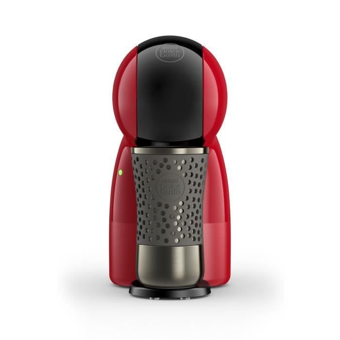 KRUPS Nescafé Dolce Gusto Machine à café + 48 dosettes, Cafetière espresso, Compact, Multi-boissons, Piccolo XS rouge YY4580FD