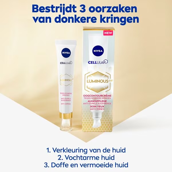 NIVEA Cellular Luminous 630 krema za područje oko očiju 15 ml - za sve tipove kože