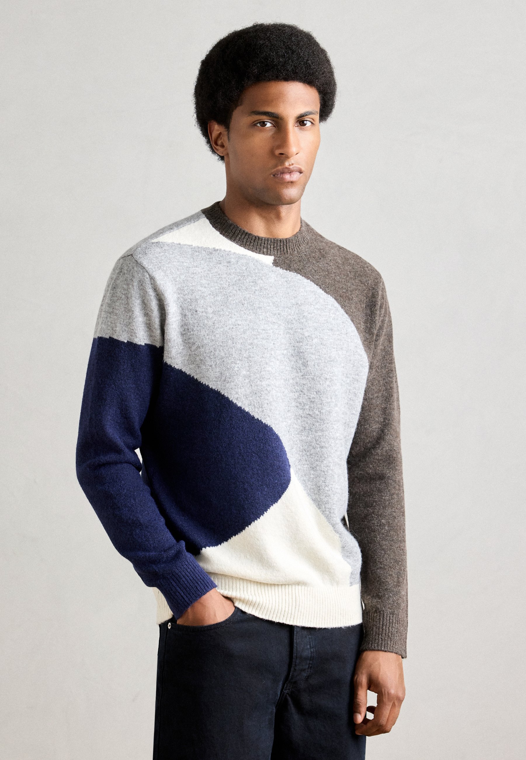 Maglione INDICODE JEANS - marrone foca