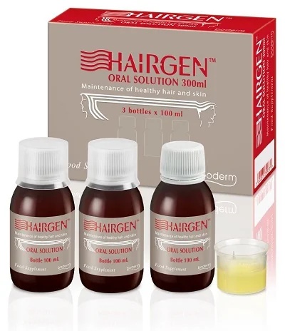HAIRGEN Hairgen Orale oplossing Voedingssupplement voor broos haar 3x100 ml