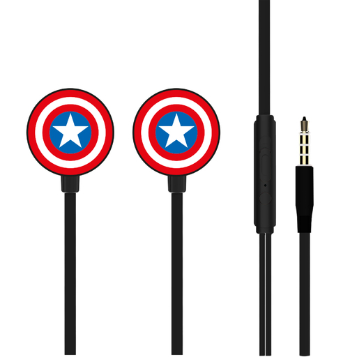Slušalice Kapetan Amerika 003 Marvel Negro