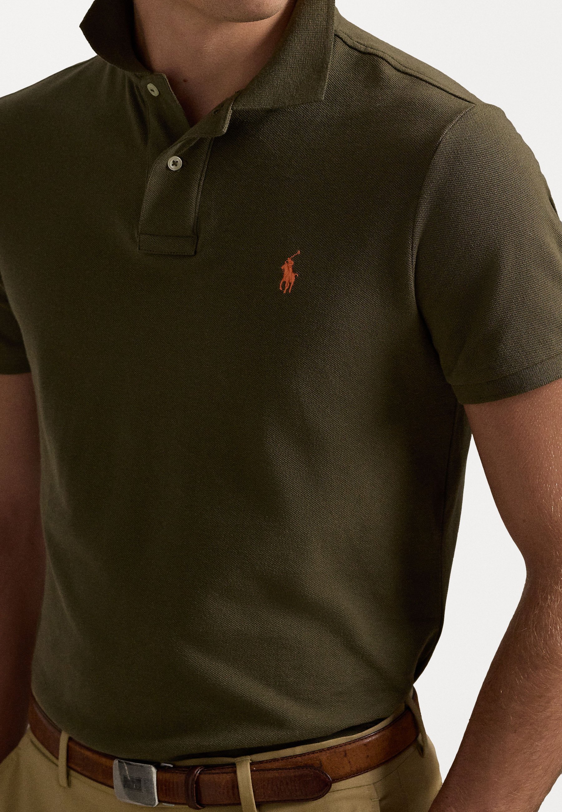 Polo Ralph Lauren DAS IKONISCHE MESH-POLOSHIRT – Poloshirt – Canopy Olive
