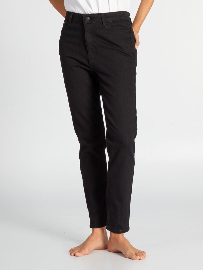 Calça jeans slim tamanho 32L - PRETA