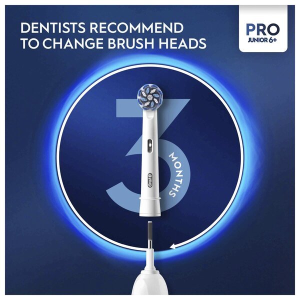 Električna zobna ščetka Oral B Pro Junior Frozen<br>1 ročaj Frozen + 2 glavi ščetke