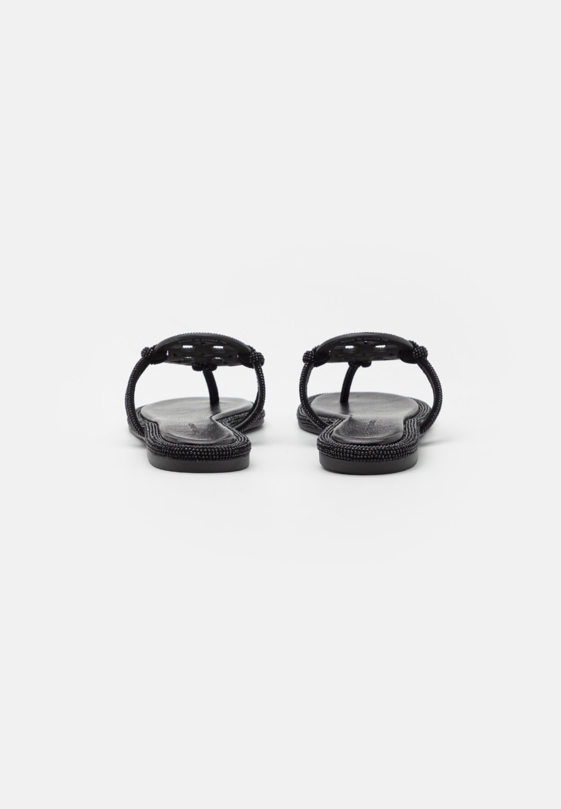 Tory Burch MILLER KNOTTED PAVE - T-band sandalen - perfect zwart