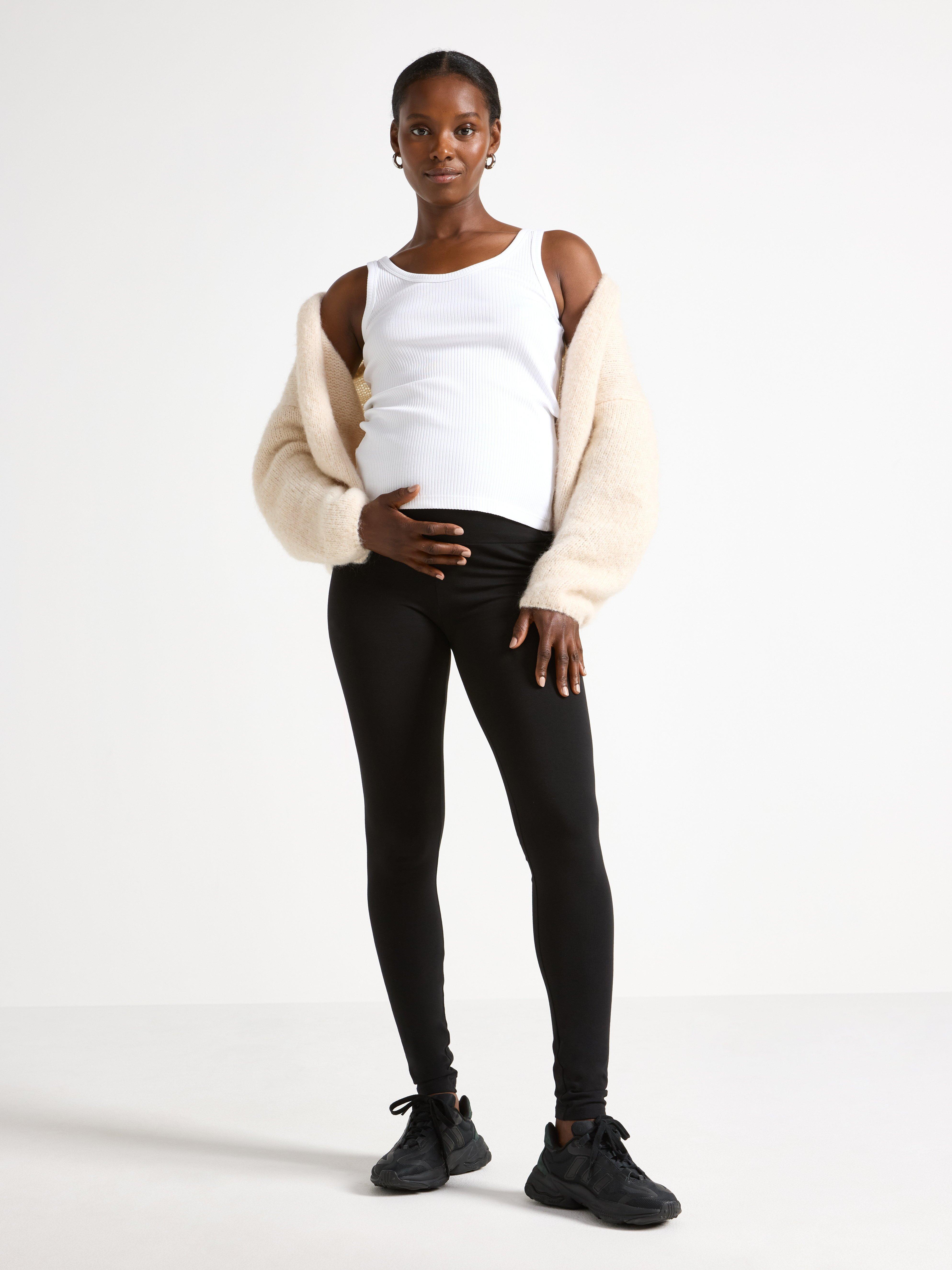 Leggings de maternité noirs MOM