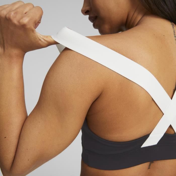 Brassière de Fitness - PUMA - Femme - Noir et Blanc