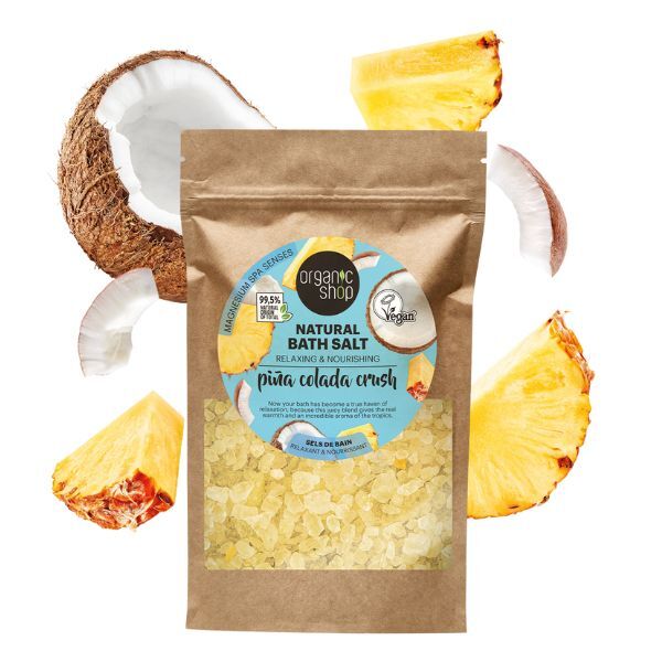 Přírodní koupelová sůl Pina Colada Crush Organic Shop 500g