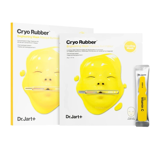Dr.Jart  Cryo Rubber Brightening rozświetlająca maska w płachcie