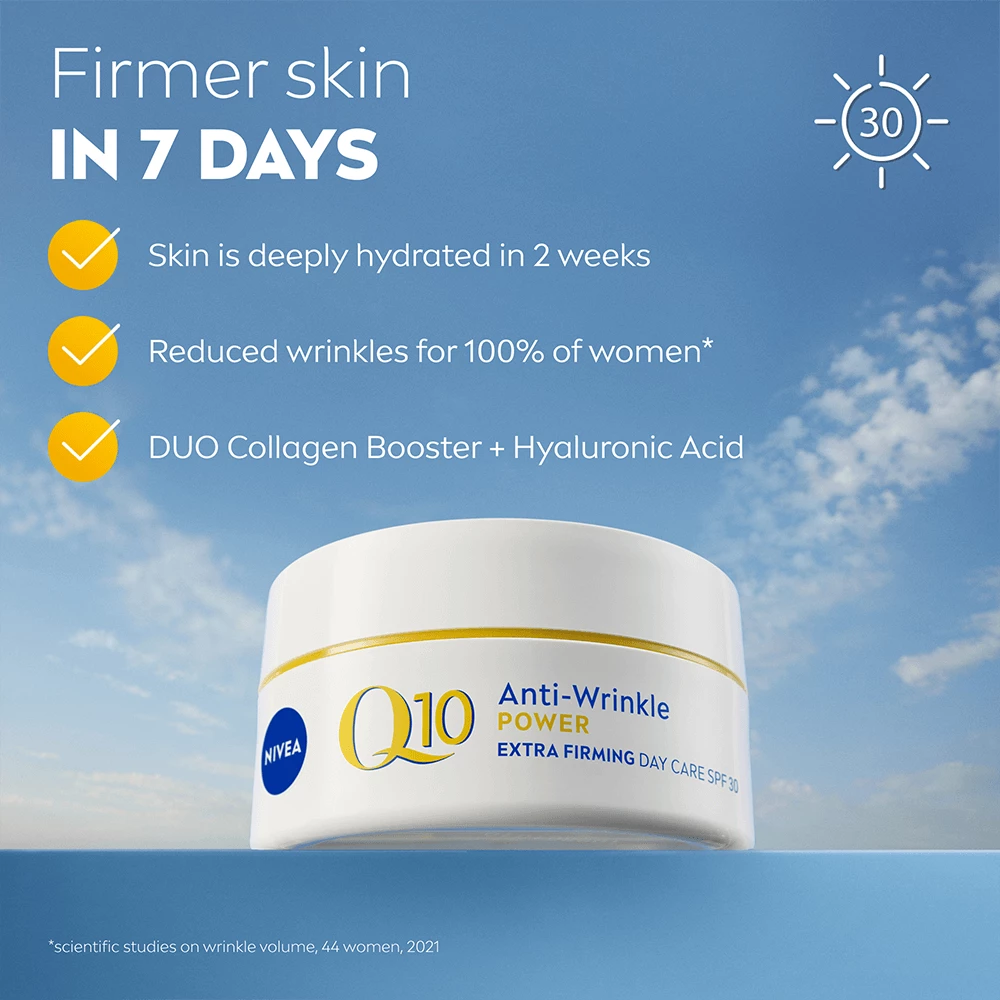 Cremă de zi cu fermitate Q10 Power SPF30 50 ml - NIVEA
