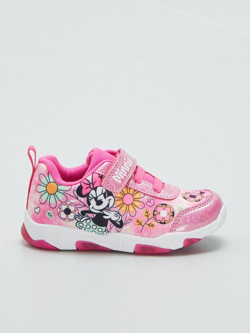 Felgekleurde 'Minnie' 'Disney' canvas sneakers - ROZE