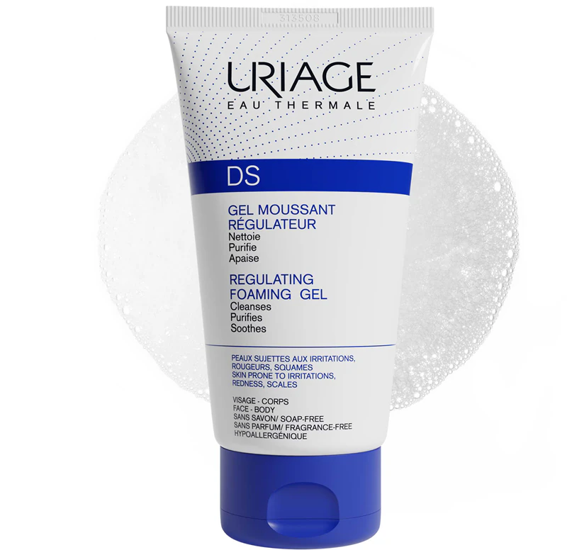 Uriage DS Regulating Foaming Gel upokojujúci gél pre suchú a svrbiacu pokožku